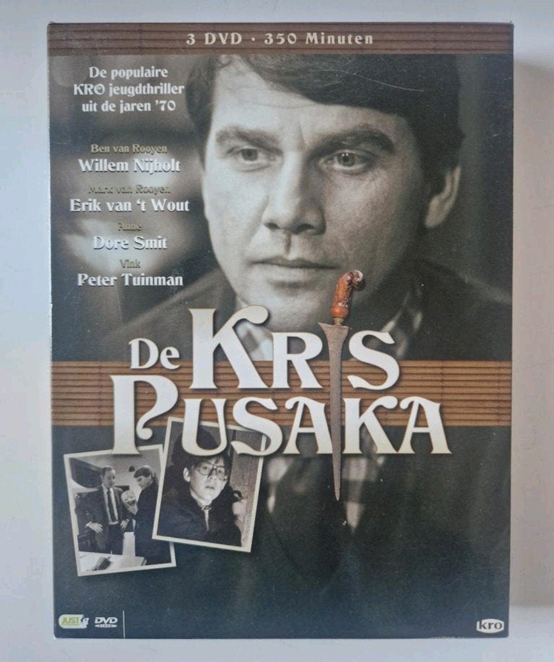 De Kris Pusaka - KRO jeugdthriller (3 DVD), Cd's en Dvd's, Dvd's | Tv en Series, Gebruikt, Alle leeftijden, Inclusief doosje, Ophalen of Verzenden