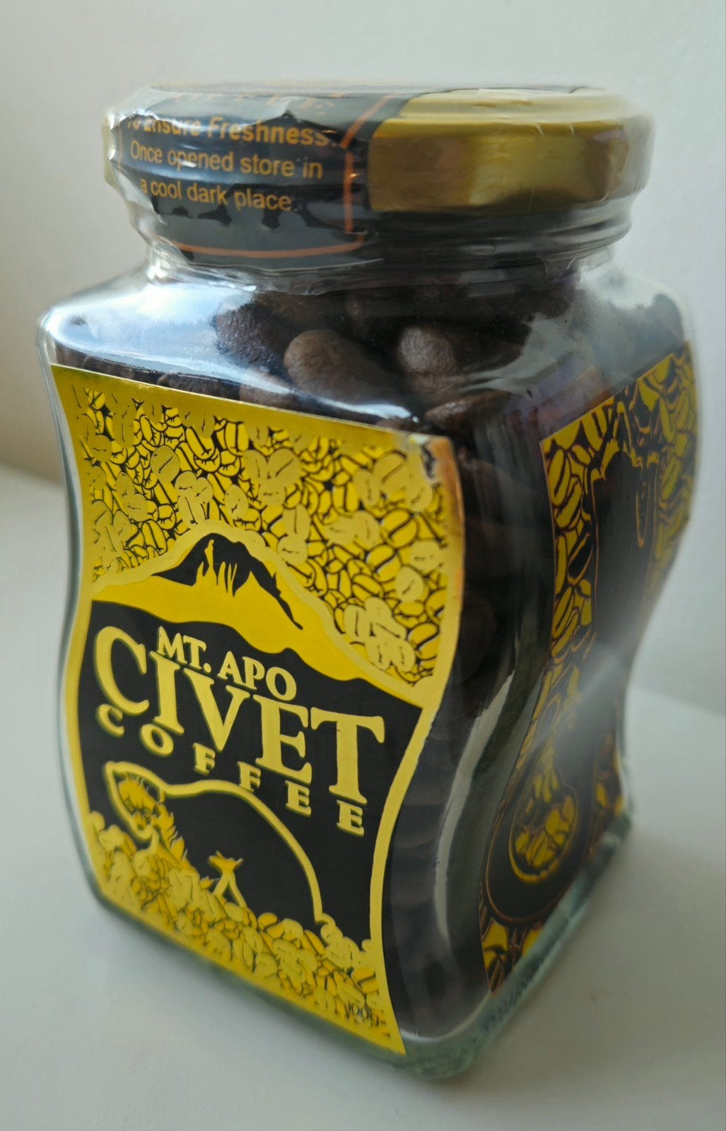 Mt.Apo Civet Coffee (100g) - Originele Filipijnse Kopi Luwak, Ophalen of Verzenden