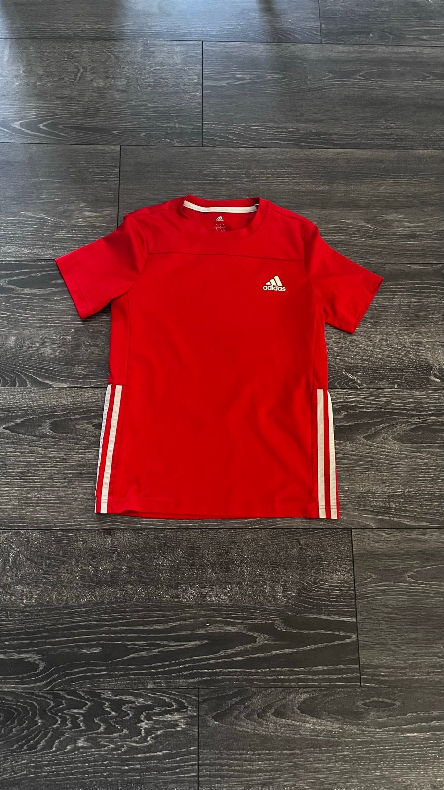 Adidas Rood Shirt Maat 152 - Goede Staat, Kinderen en Baby's, Ophalen of Verzenden, Gebruikt, Jongen of Meisje, Shirt of Longsleeve