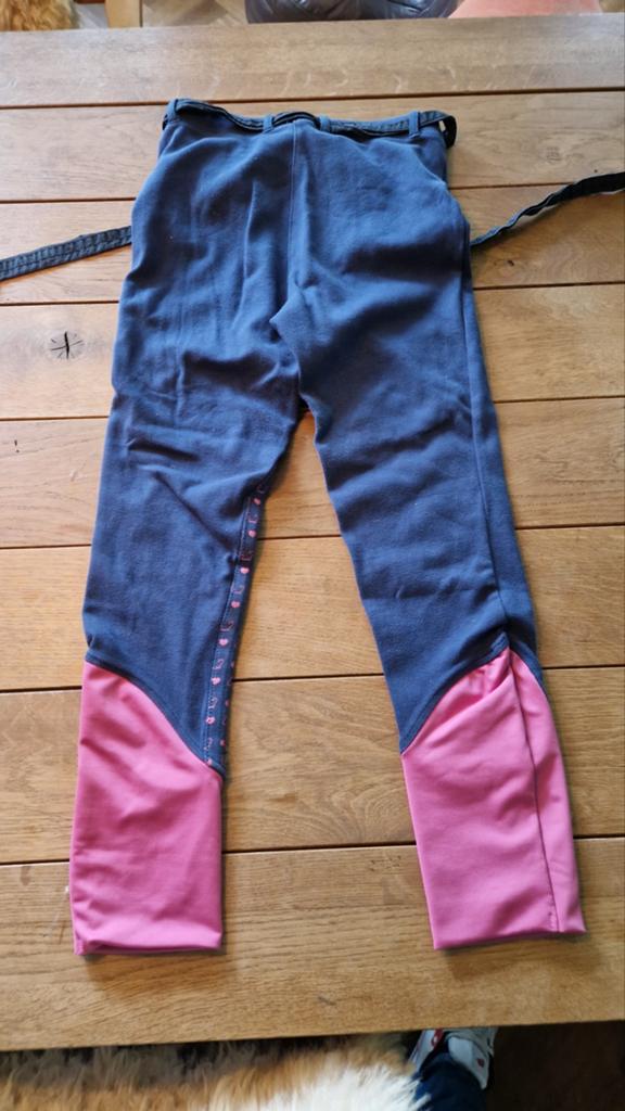 Meisjes paardrijbroek maat 152 - Love Ponies, Dieren en Toebehoren, Paardrijkleding, Ophalen, Gebruikt