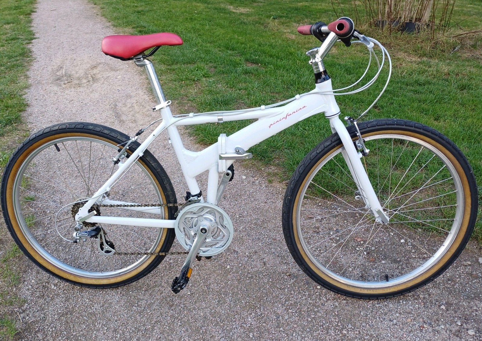 Pininfarina vouwfiets, Fietsen en Brommers, Ophalen, 20 inch of meer, Velgrem, Versnellingen