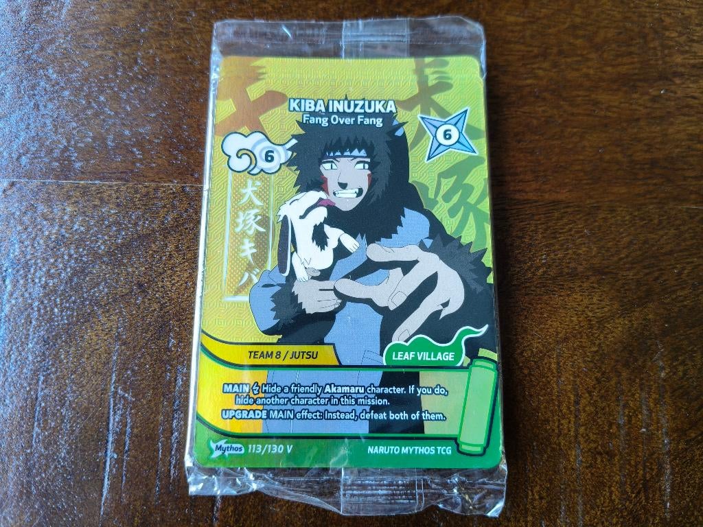 Naruto Mythos promo Mythos 4x 113/130V, Ophalen of Verzenden, Nieuw, Meerdere kaarten, Foil