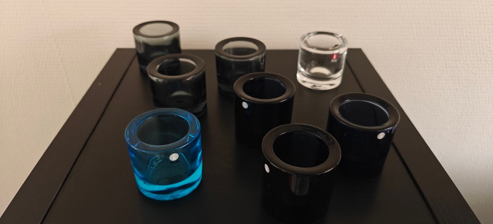 Marimekko Kivi Iittala (bieden per stuk), Blauw, Waxinelichthouder, Ophalen of Verzenden, Iittala
