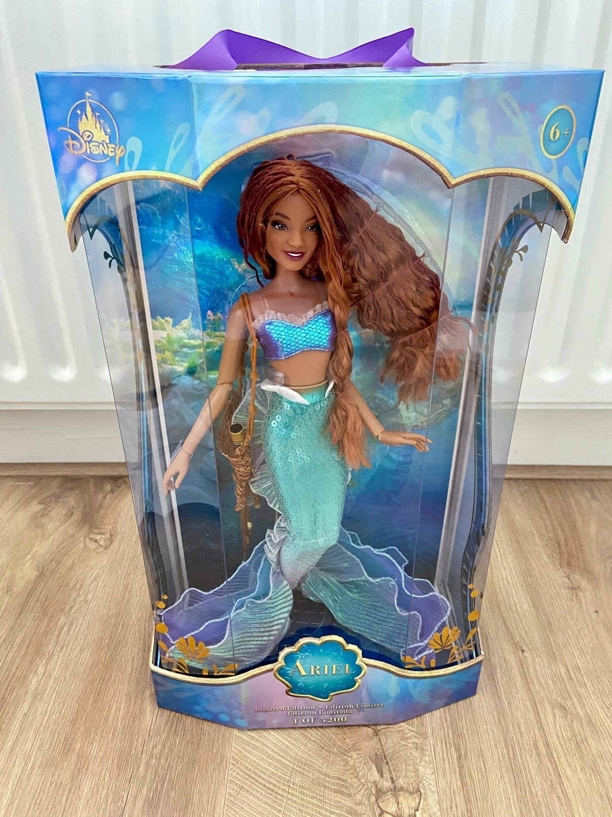 Disney Store LE the little mermaid live action doll- Ariel, Ophalen of Verzenden, Zo goed als nieuw, Pop