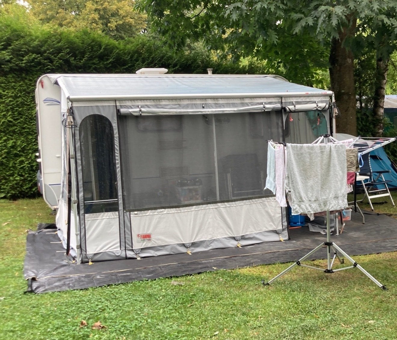 Fiamma Caravanstore Zip XL zakluifel met zijwanden, Ophalen, Zo goed als nieuw, Polyester, Fiamma