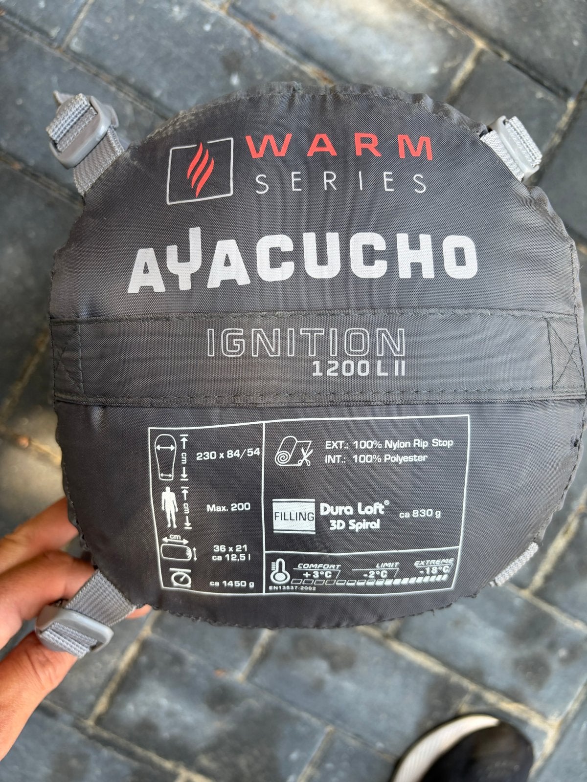 Ayacucho Ignition 1200 LII Slaapzak - Warm Series, Ophalen, Gebruikt