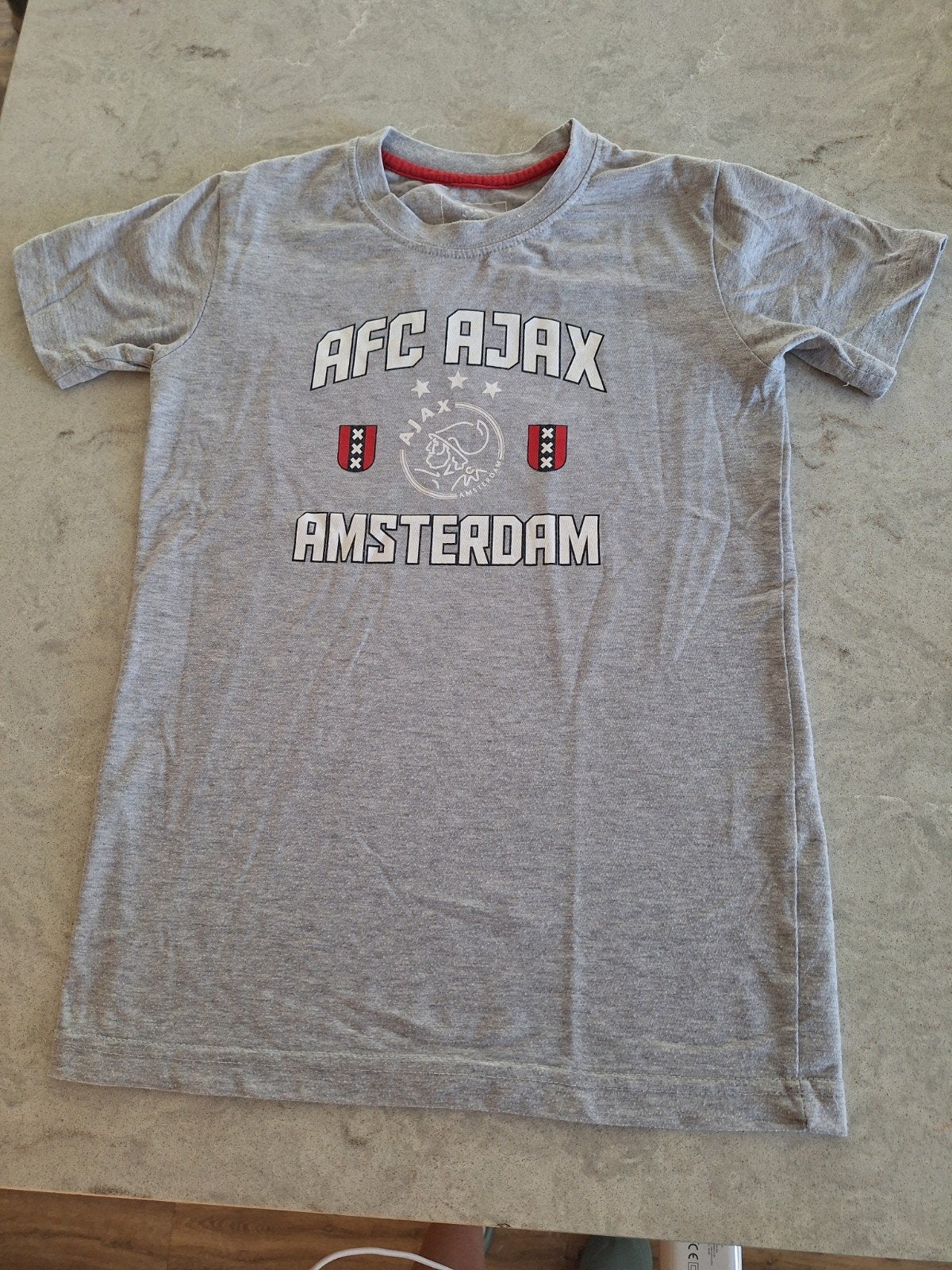 Ajax shirt maat 140, Ajax, Gebruikt, Jongen of Meisje, Ophalen of Verzenden