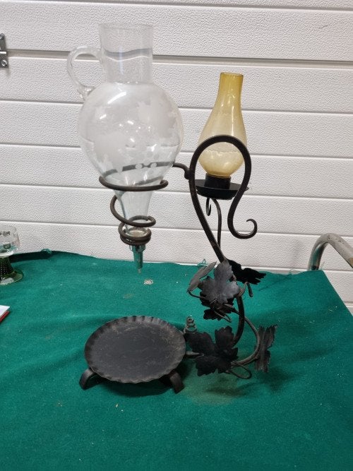 -	Wijn dispenser / decanter  vintage, Verzamelen, Ophalen of Verzenden