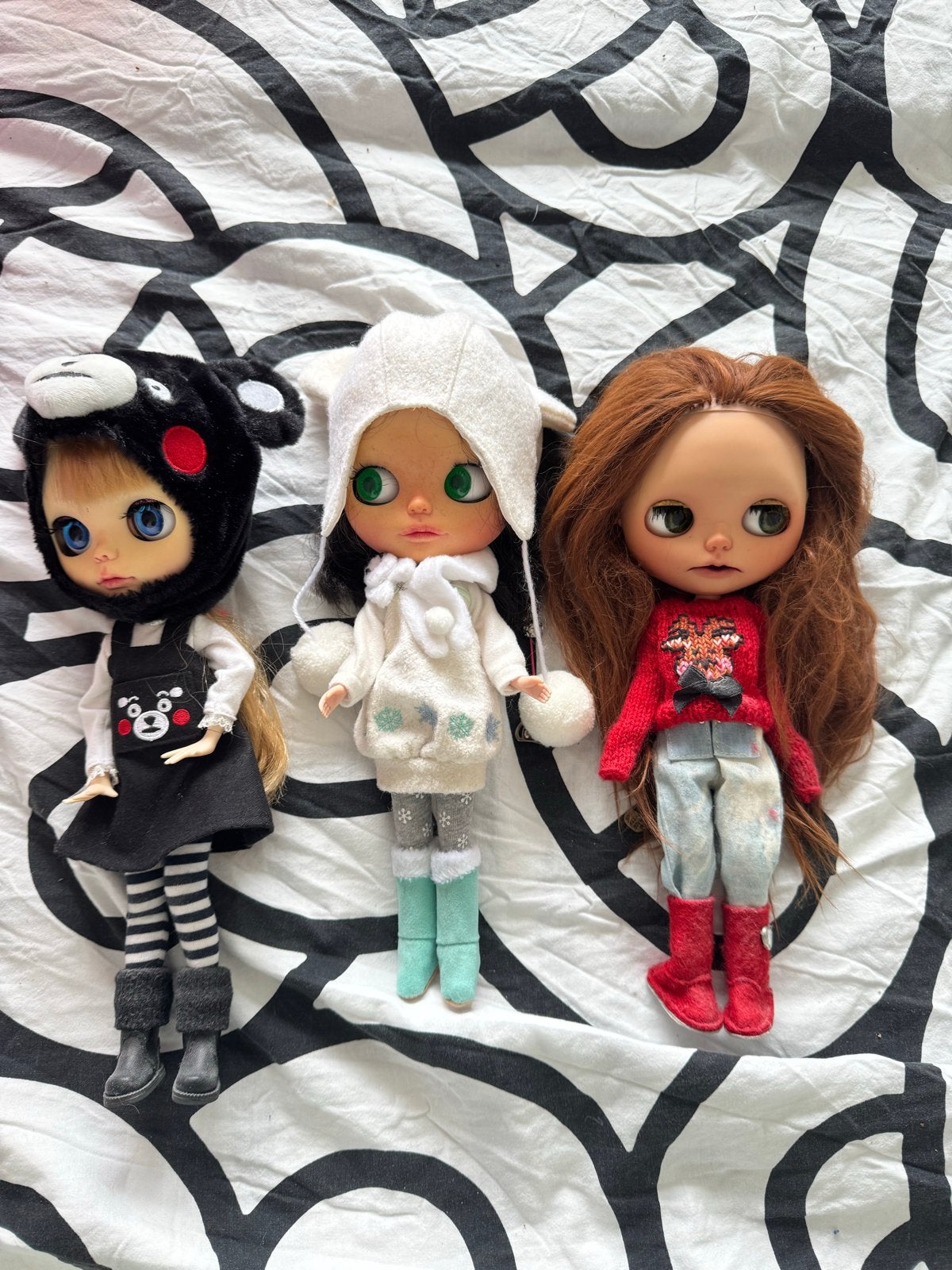 Blythe poppen - Set van 3 unieke poppen, Ophalen of Verzenden, Zo goed als nieuw, Overige typen