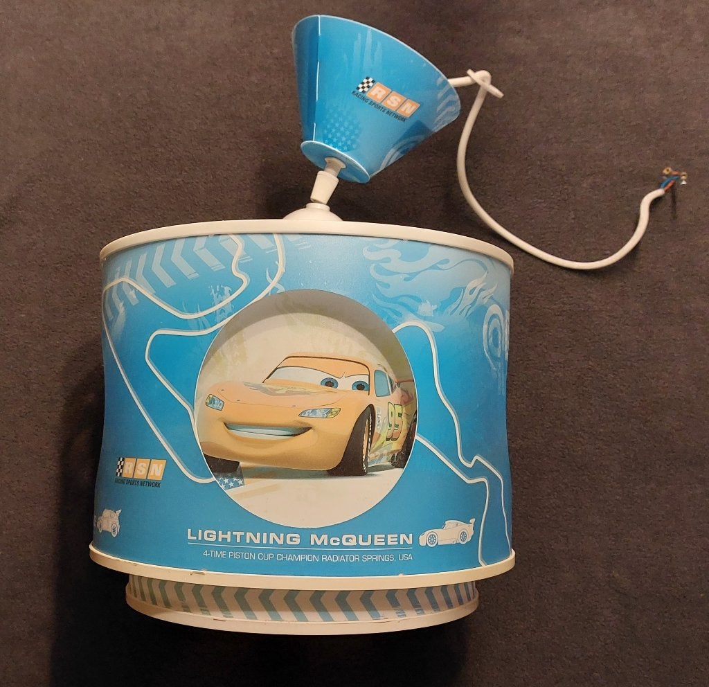 Dalber Cars 2 hanglamp, Ophalen of Verzenden, Zo goed als nieuw, Verstelbaar, Meerkleurig