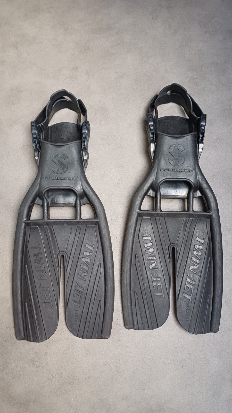 Scubapro twin jet vinnen S 36-38, Ophalen of Verzenden, Gebruikt, Zwem- of Duikvliezen