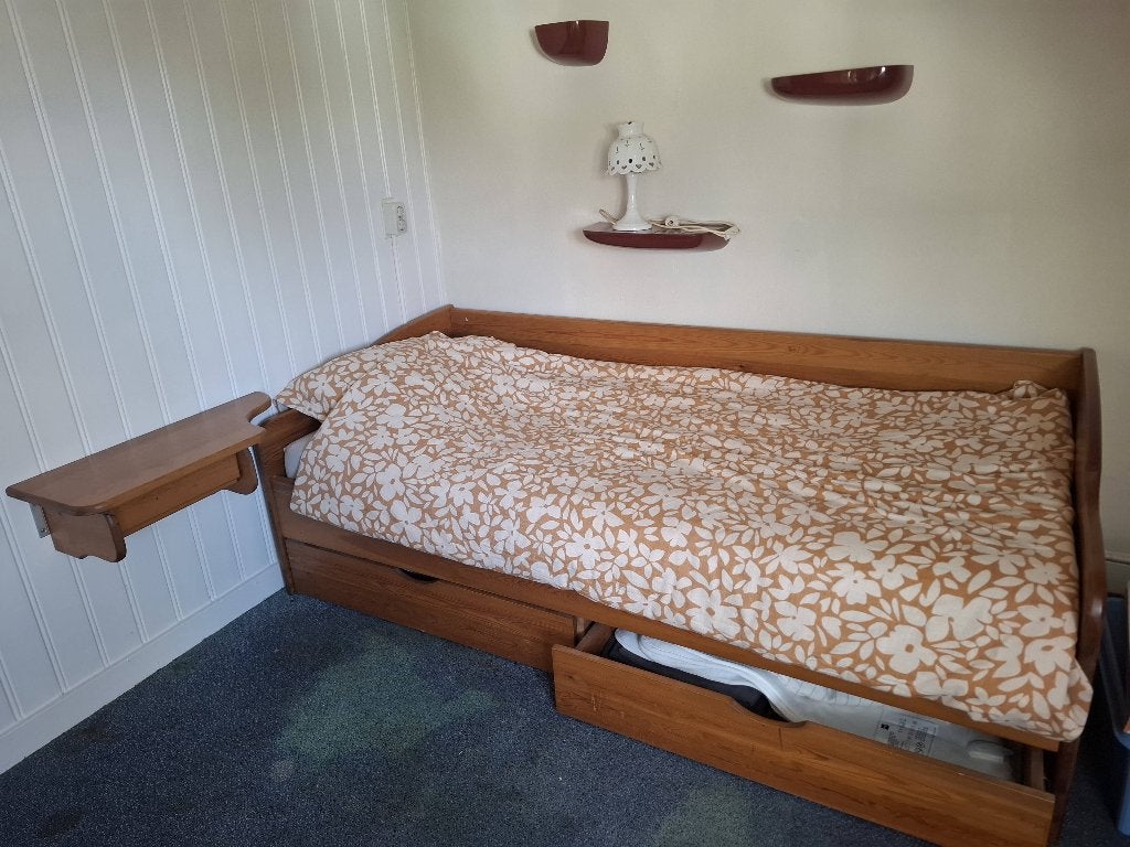 Bed, Ophalen, Gebruikt, 90 cm, Eenpersoons