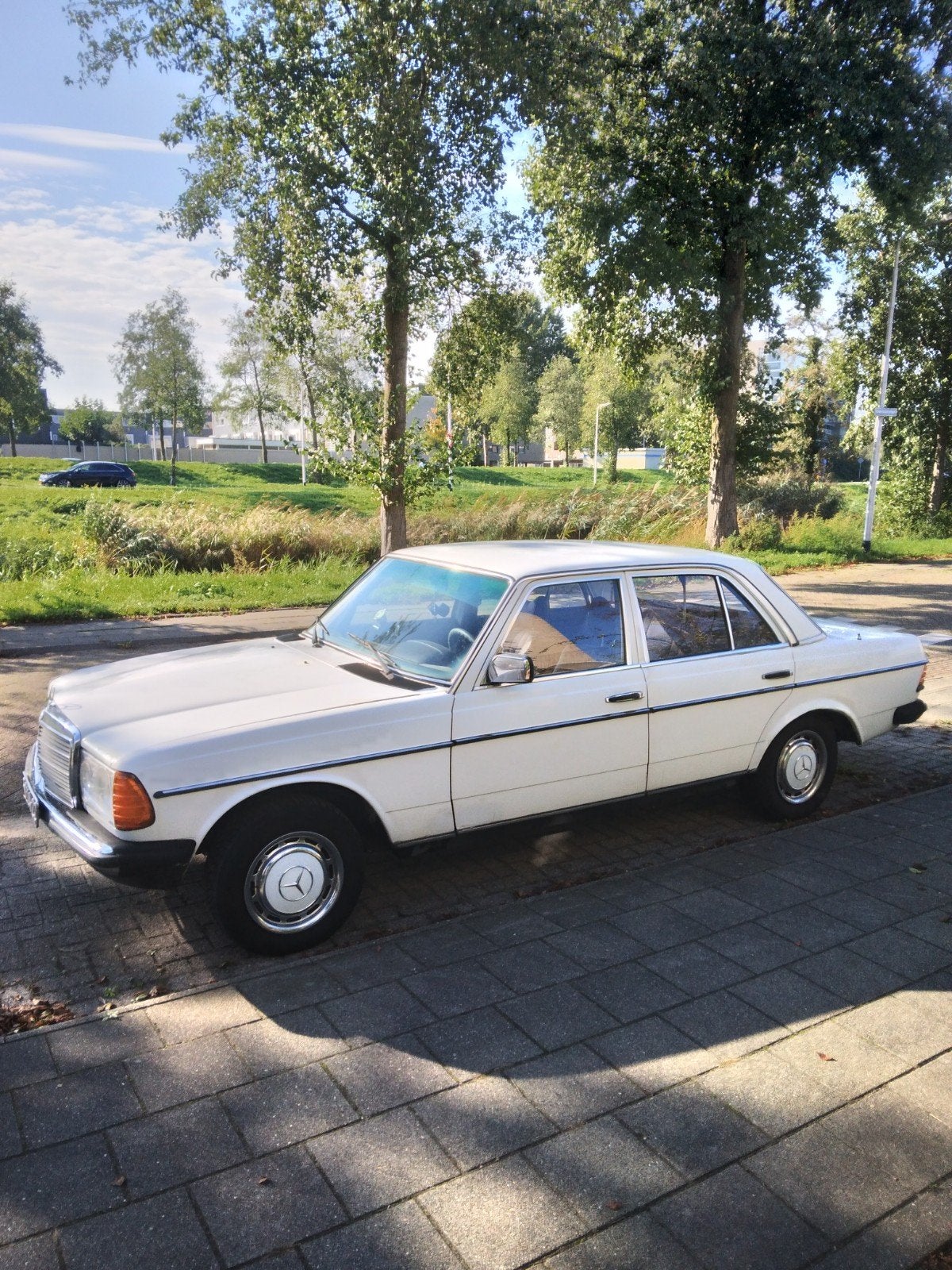 igst mercedes w123 230 op lpg bj. 1976, Auto's, Wit, Particulier, Sedan, Geïmporteerd