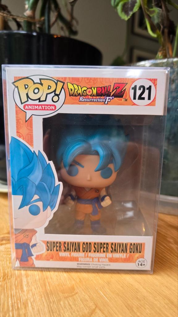 Funko Pop! SSGSS Goku #121 Dragonball Z Vaulted, Verzamelen, Ophalen of Verzenden, Zo goed als nieuw
