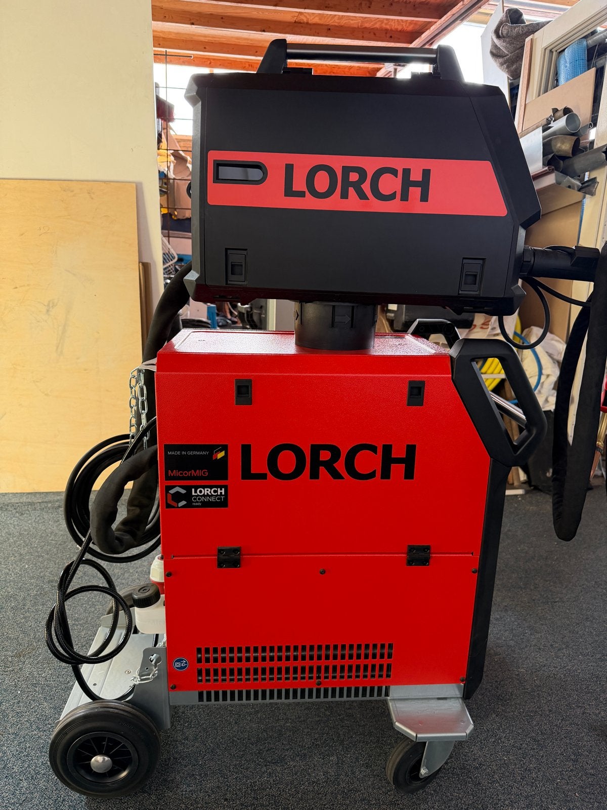 Lorch MicorMIG 350 ControlPro Lasapparaat, Ophalen, Nieuw, 250 ampère of meer, Co2