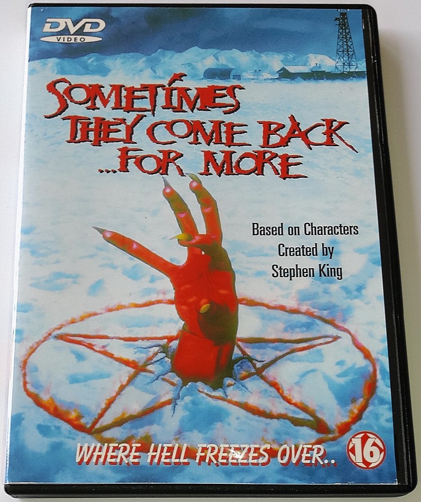 Dvd *** SOMETIMES THEY COME BACK...FOR MORE *** Stephen King, Engels, Vanaf 16 jaar, Nederlands, Overige genres