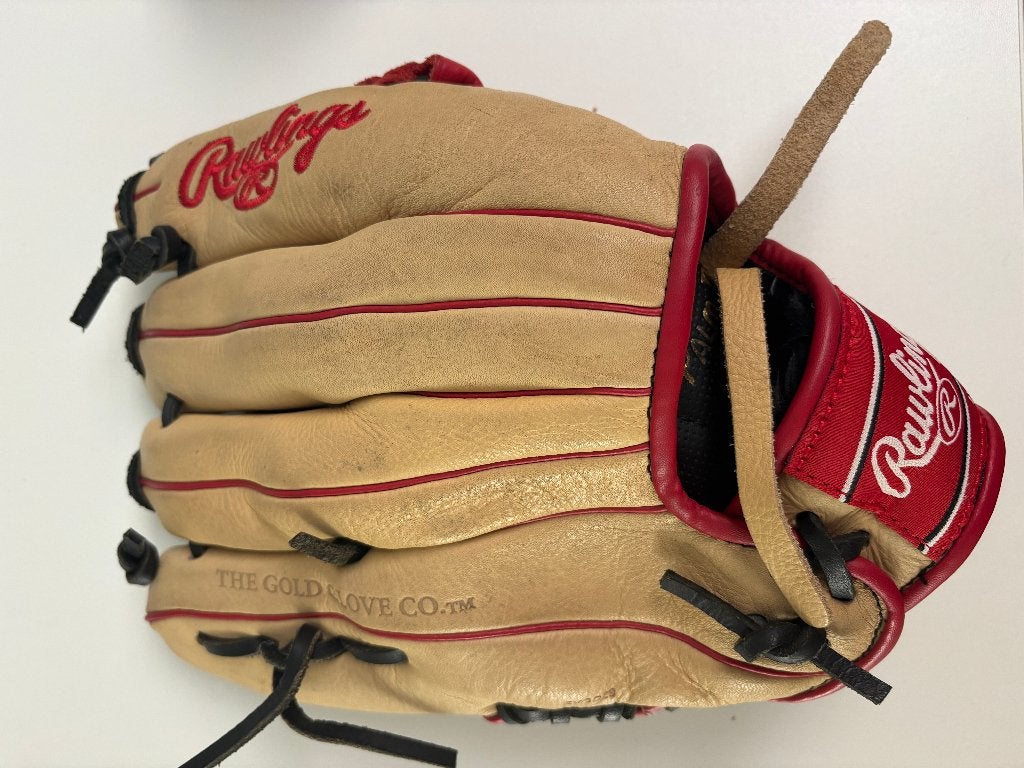Rawlings honkbal handschoen 1 1/4 inch links, Ophalen, Zo goed als nieuw, Honkbal, Handschoen