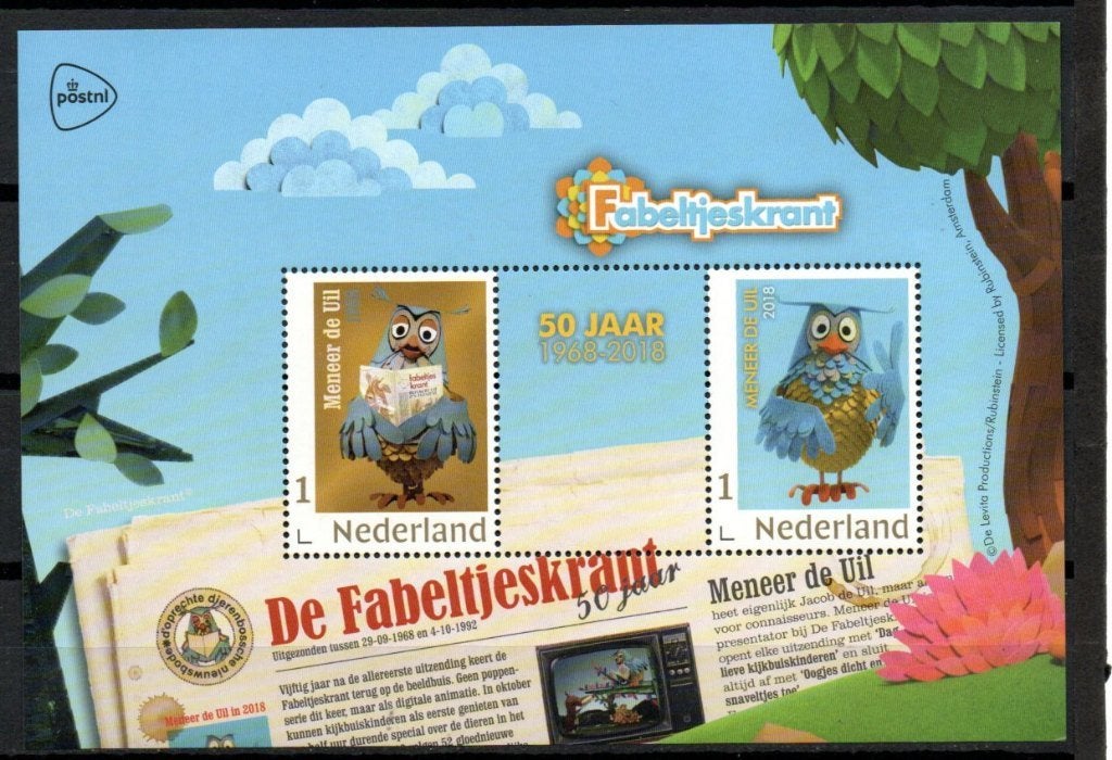 vel persoonlijke zegels postfris de fabeltjeskrant, Ophalen of Verzenden, Na 1940, Postfris