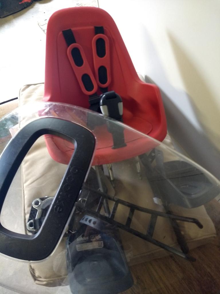 Compleet Bobike One mini 2 montage blokken Windscherm, Ophalen, Voetsteuntjes, Bobbike, Zo goed als nieuw