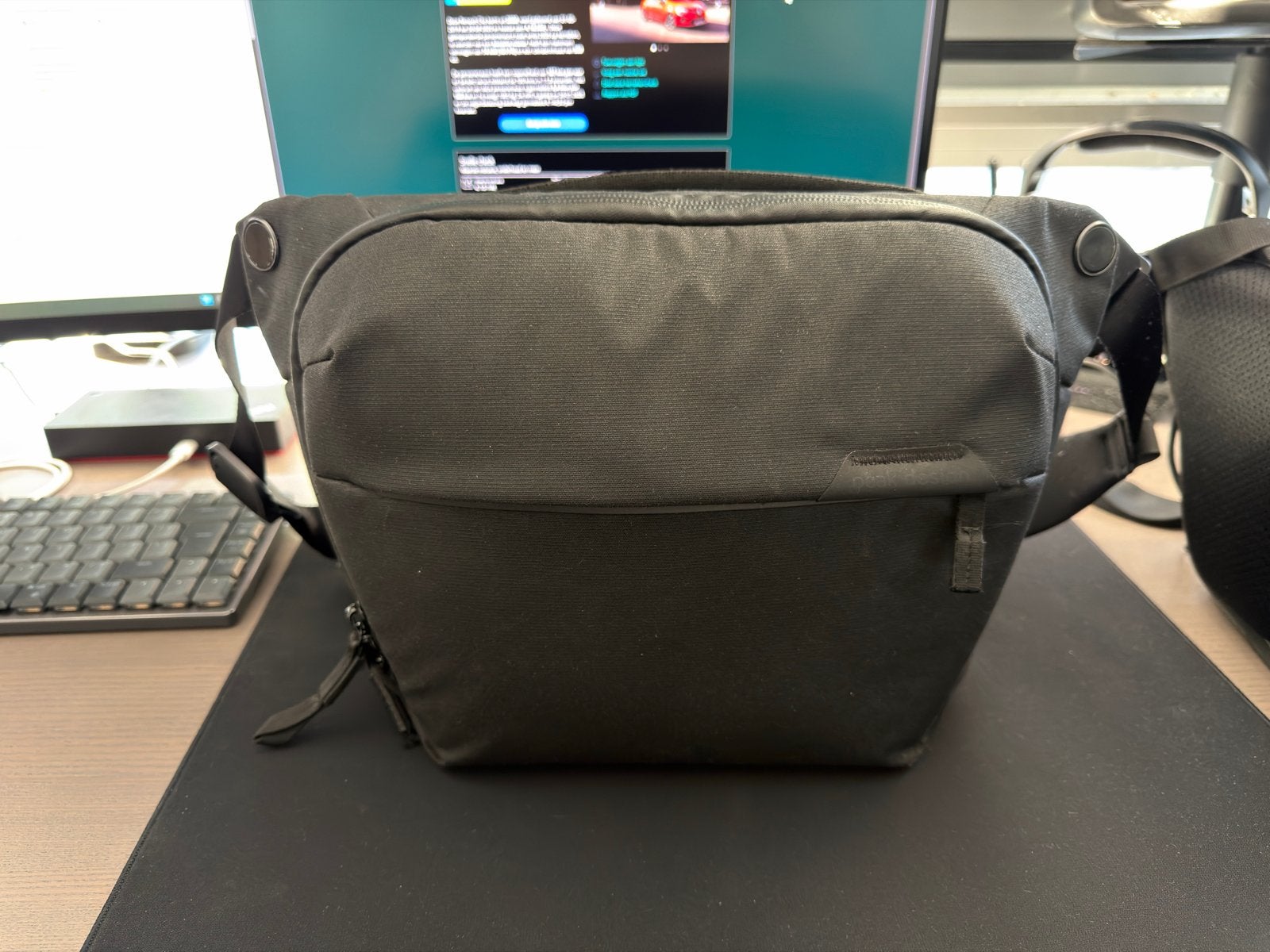 Peak Design Everyday Sling 6L - Zwart, Gevoerd, Slingtas, Ophalen of Verzenden, Zo goed als nieuw