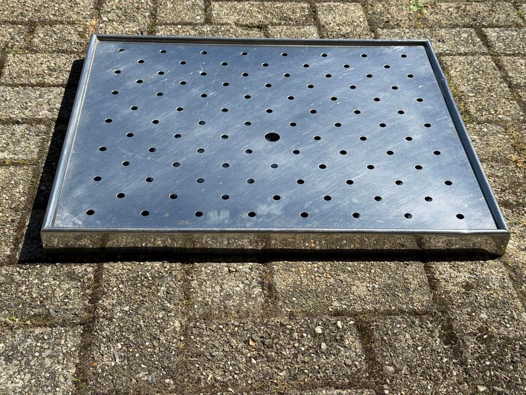 RVS biertap lekblad., Overige materialen, Gebruikt, Schaal, Ophalen of Verzenden