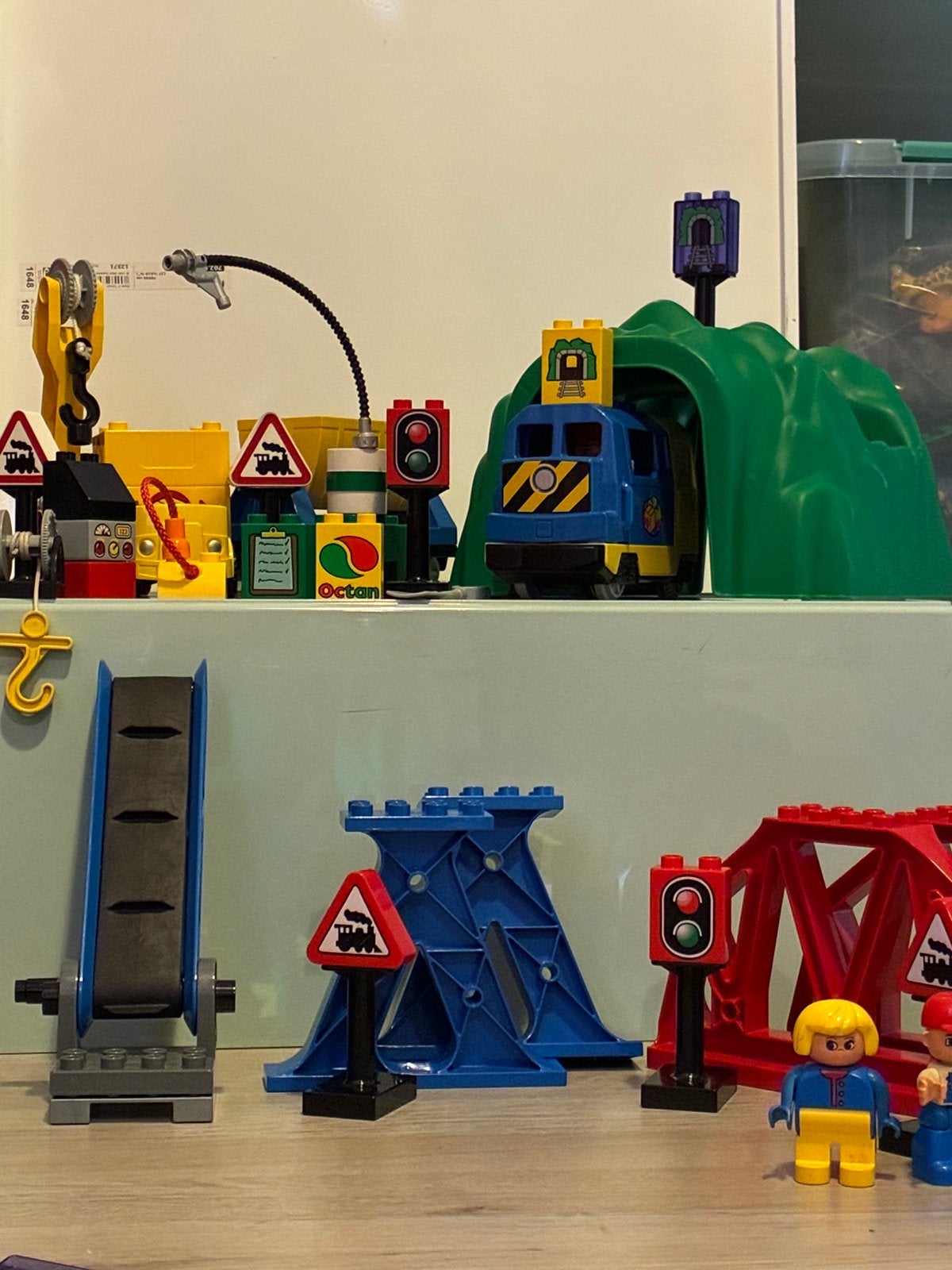 Zeer uitgebreide treinbaan Duplo, Kinderen en Baby's, Speelgoed | Duplo en Lego, Ophalen, Gebruikt, Duplo