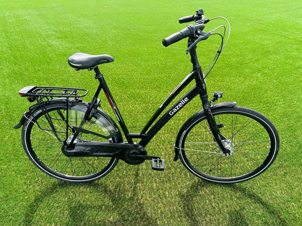 Gazelle Chamonix C8 Damesfiets D61 cm, Fietsen en Brommers, Fietsen | Heren | Herenfietsen, Niet ingevuld, Gebruikt, Versnellingen