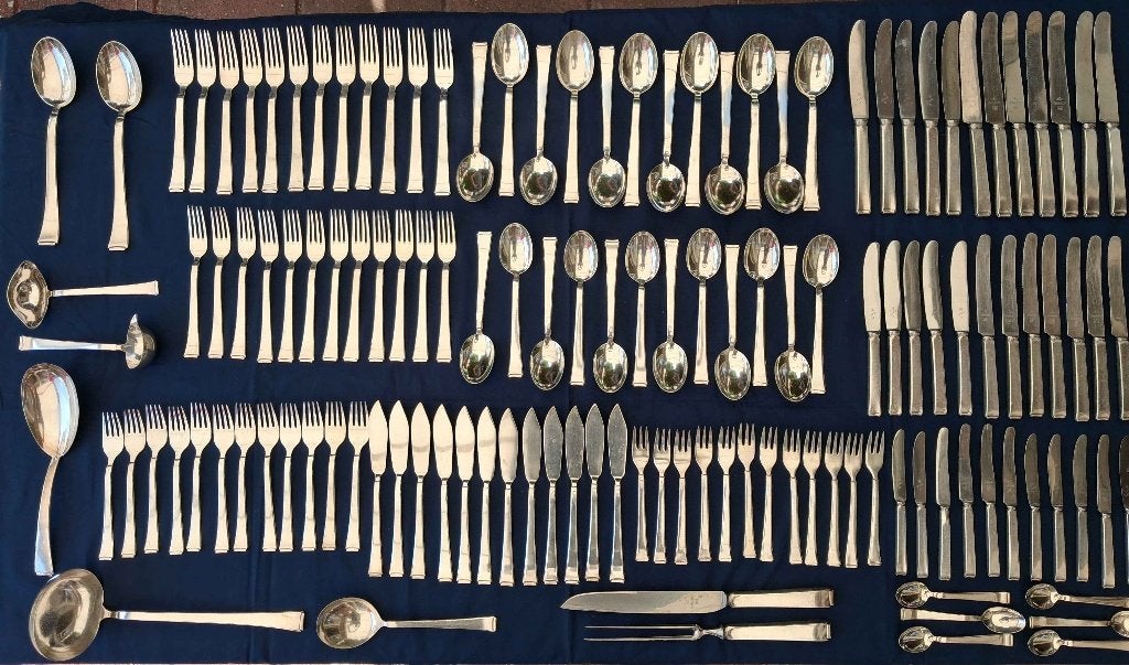WMF Bestek vintage 30-er jaren, Ophalen, Vintage, Gebruikt, Metaal