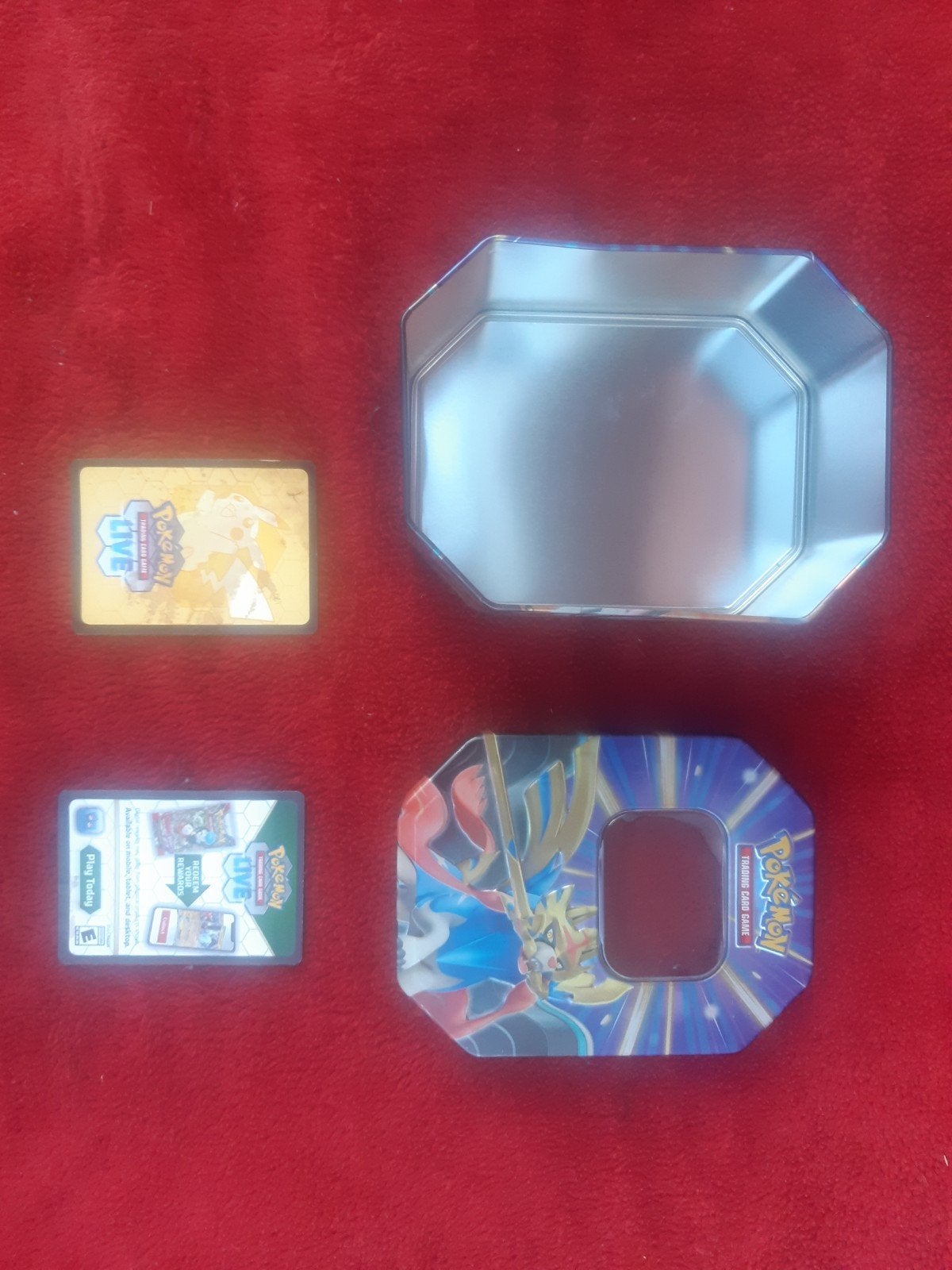 POKÉMON METAAL OPBERGDOOSJE MET 2 KAARTEN, Ophalen, Nieuw, Sigarenbandjes
