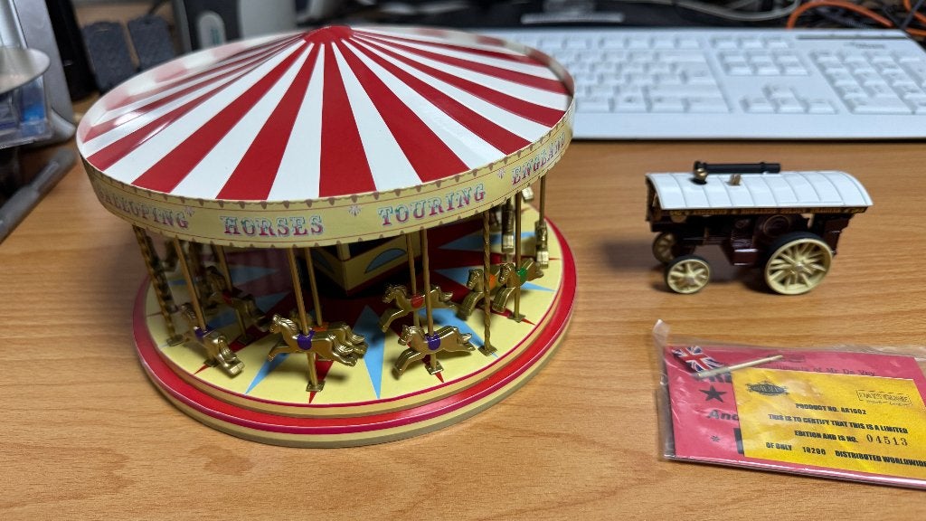 Burrell Showmans Steam wagon + Carousel Rowlands, Overige merken, Nieuw, Ophalen of Verzenden, Groter dan 1:32