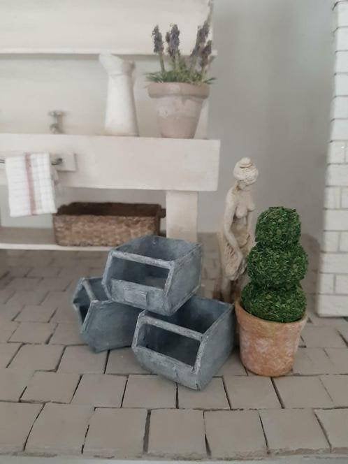Brocante bak . Poppenhuis 1:12…(nr br150), Ophalen of Verzenden, Nieuw, Poppenhuis
