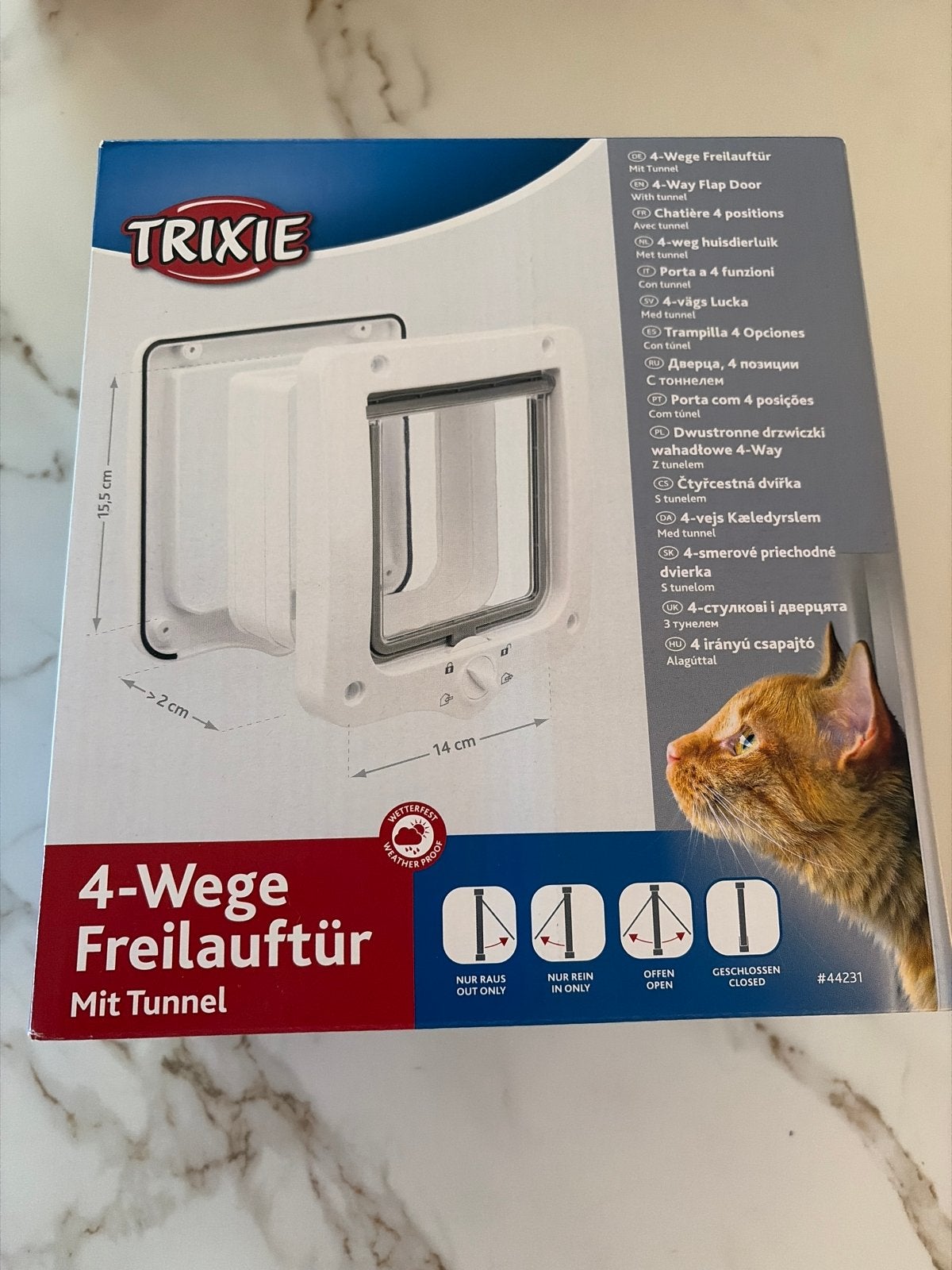 Nieuw trixie kattenluik, Ophalen, Nieuw