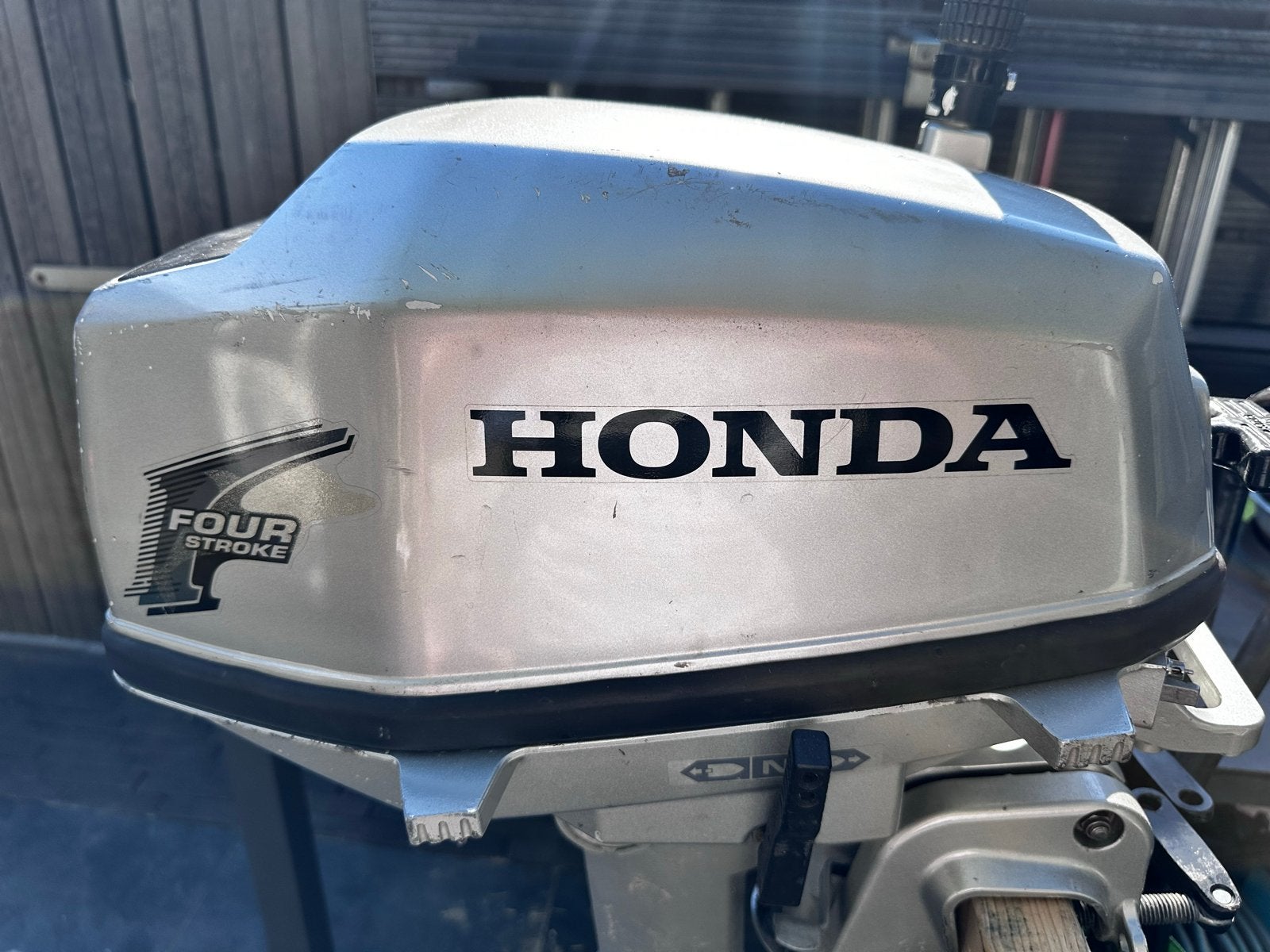 Honda 4-takt buitenboordmotor 5pk LS., Watersport en Boten, Ophalen, Gebruikt, Minder dan 5 pk, Viertaktmotor