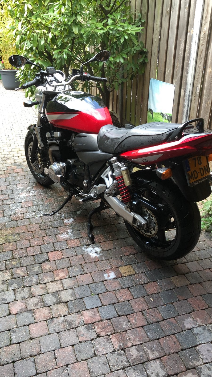 Suzuki gsx 1400 - Krachtige Naked Bike met Yoshimura uitlaat, Sportuitlaat, 4 cilinders, Motorrijbewijs A, Gebruikt