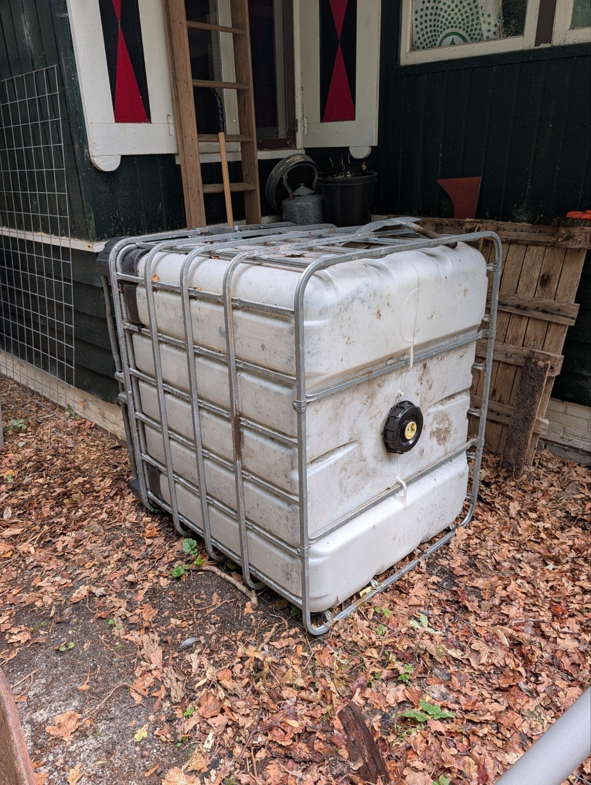 IBC vat - 1000 liter watertank, Ophalen, Gebruikt