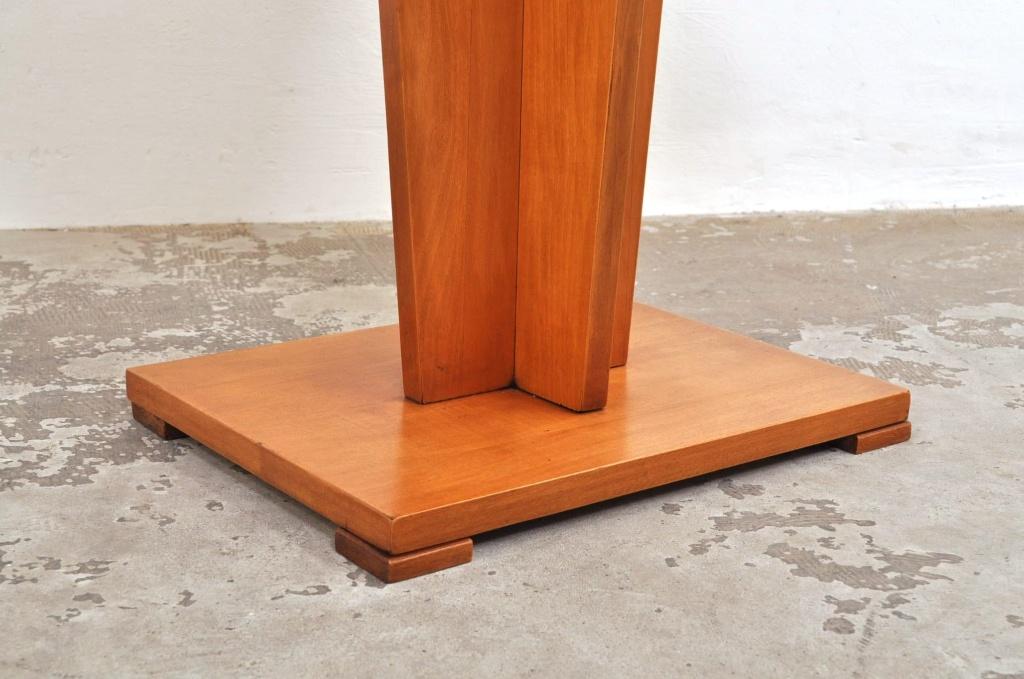 Art deco kersenhouten salontafel bijzettafel tafel jaren 30, Minder dan 50 cm, Gebruikt, 50 tot 100 cm, 50 tot 75 cm