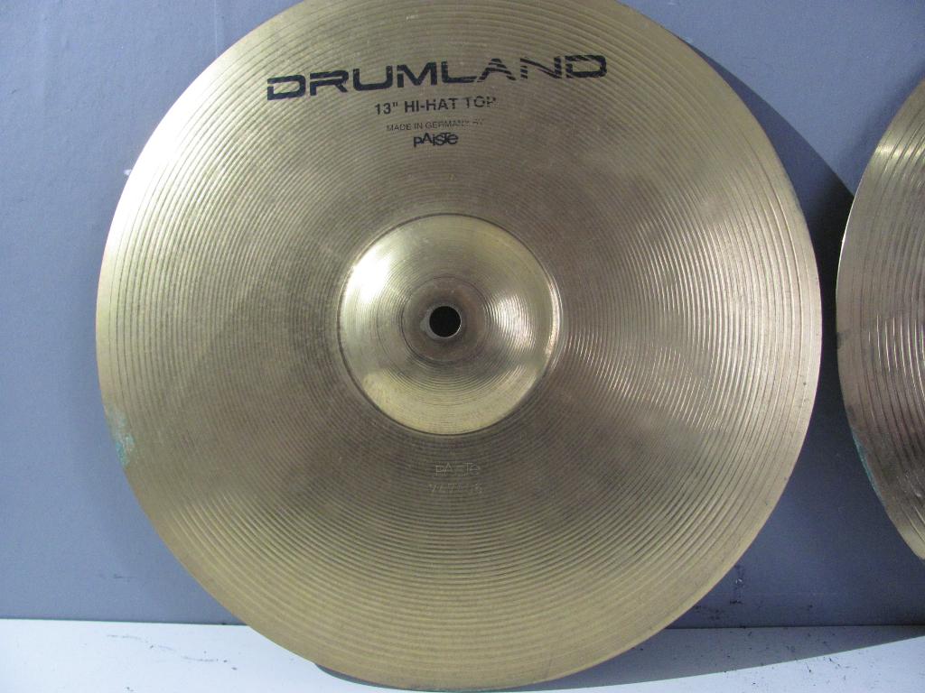 Hihat bekkens van Paiste voor drumland de 13inch, Ophalen of Verzenden, Zo goed als nieuw, Drums of Percussie