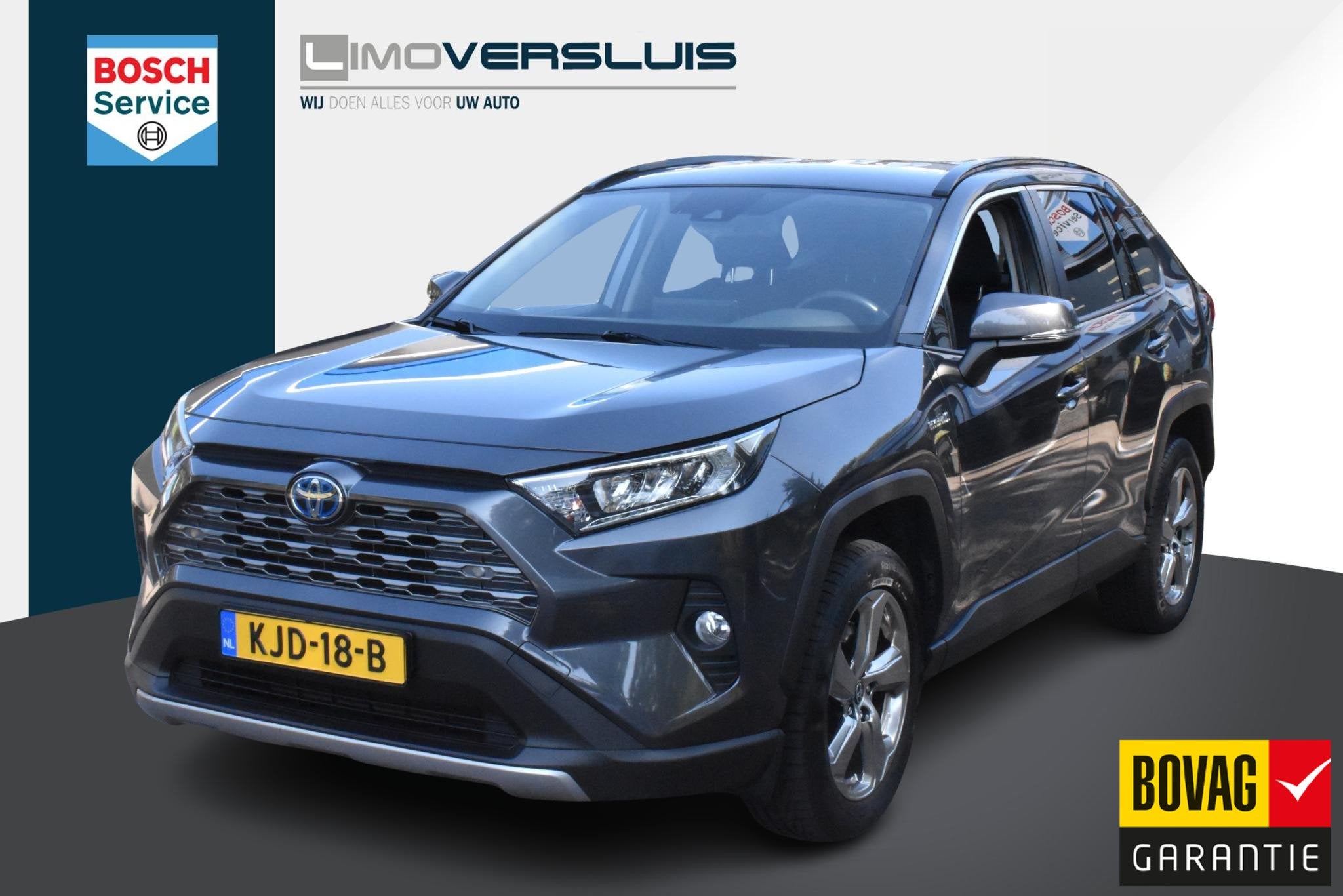 Toyota RAV4 2.5 Hybrid Dynamic BSM | Navigatie | Camera | 10, Stof, Gebruikt, Euro 6, 4 cilinders