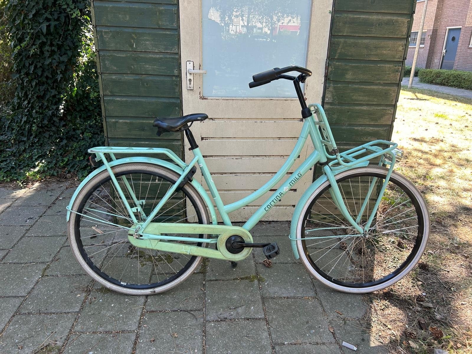 Cortina Milo Damesfiets 28 inch 52 cm + slot en verlichting, Terugtraprem, Gebruikt, 50 tot 53 cm, Ophalen