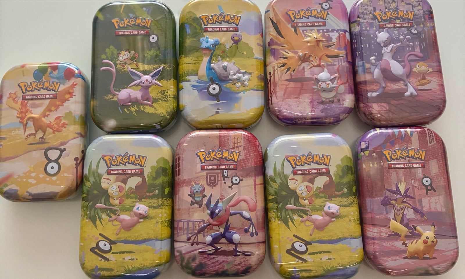 Pokémon Trading Card Game Mini Tins (10 stuks), Ophalen of Verzenden, Zo goed als nieuw, Overige typen