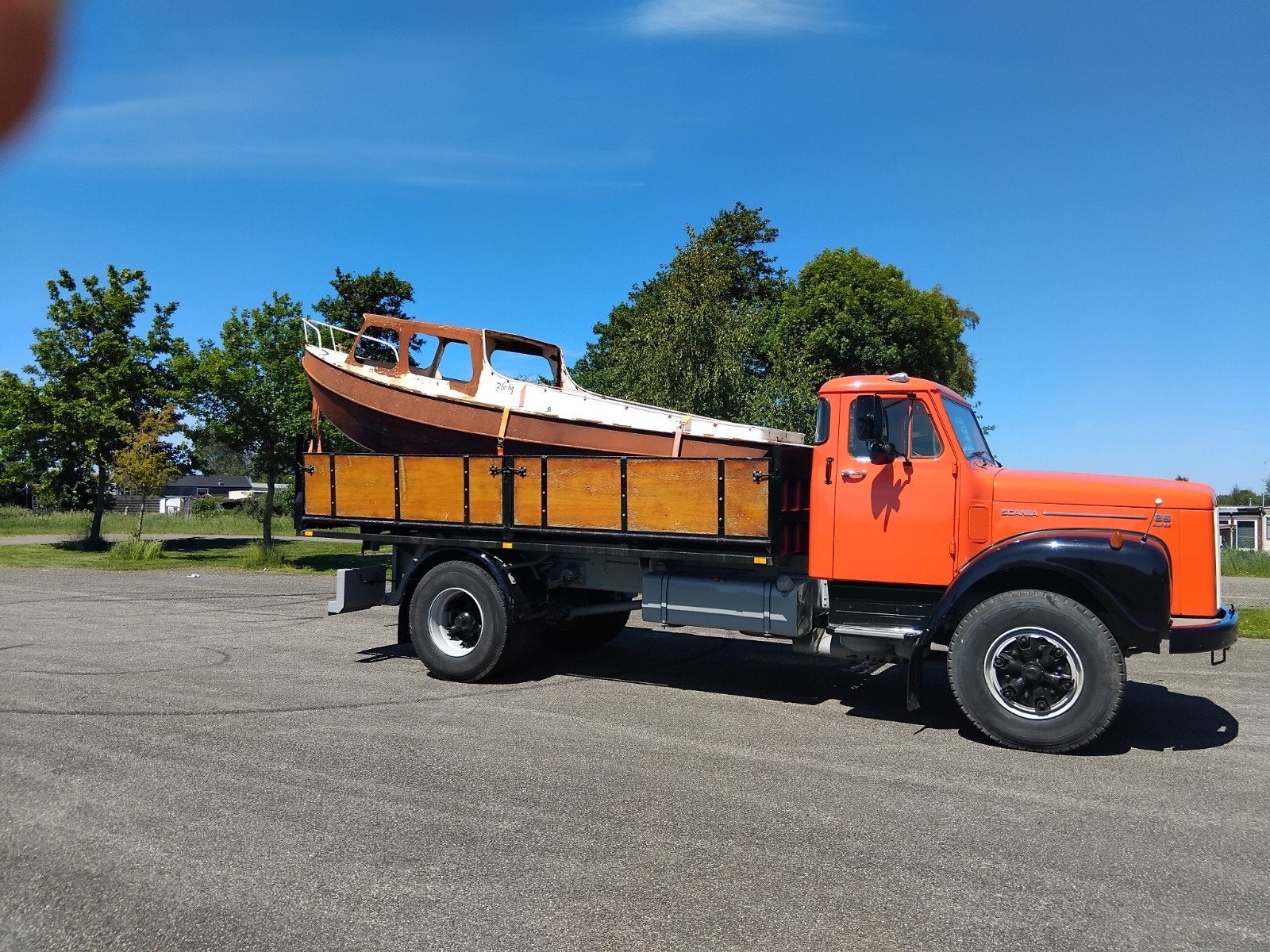 Scania Vabis Torpedo 85 Super  bj 1972  oldtimer  375000 km, Auto's, Vrachtwagens, Particulier, Te koop