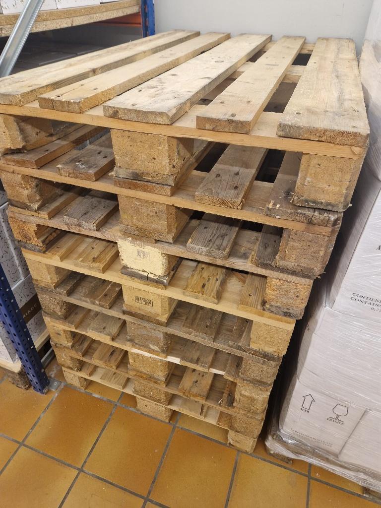 Pallets EU 80x120cm, Ophalen, Zo goed als nieuw, 50 mm of meer, Pallet