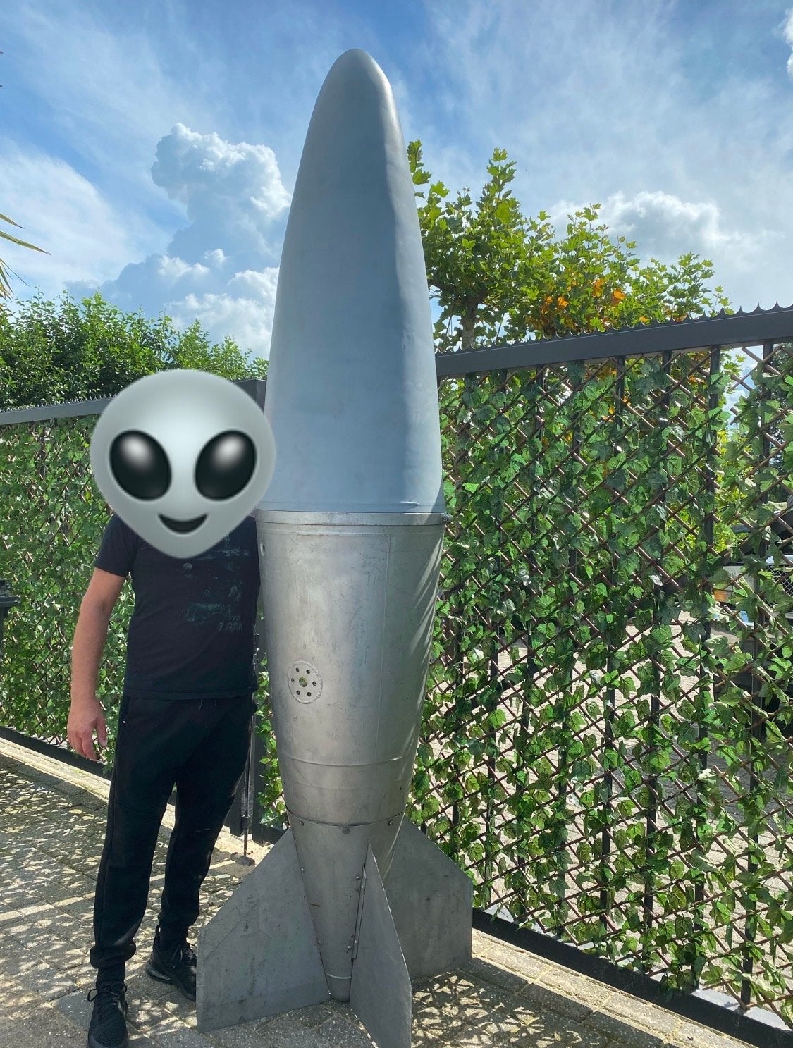Raket kuifje, Fighter jet fuel tank, bom look , f16, f15, Ophalen, Zo goed als nieuw, Overige typen