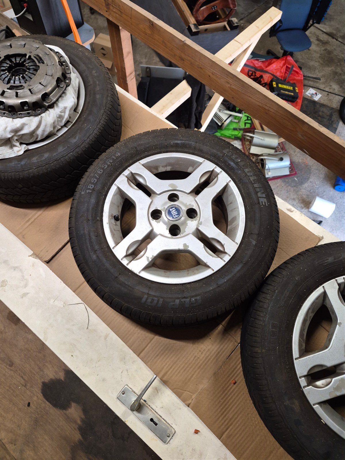 Zeldzame Fiat Panda 4x4 14 inch velgen 4x98, Auto-onderdelen, Banden en Velgen, Ophalen, 14 inch, Gebruikt, Velg(en)