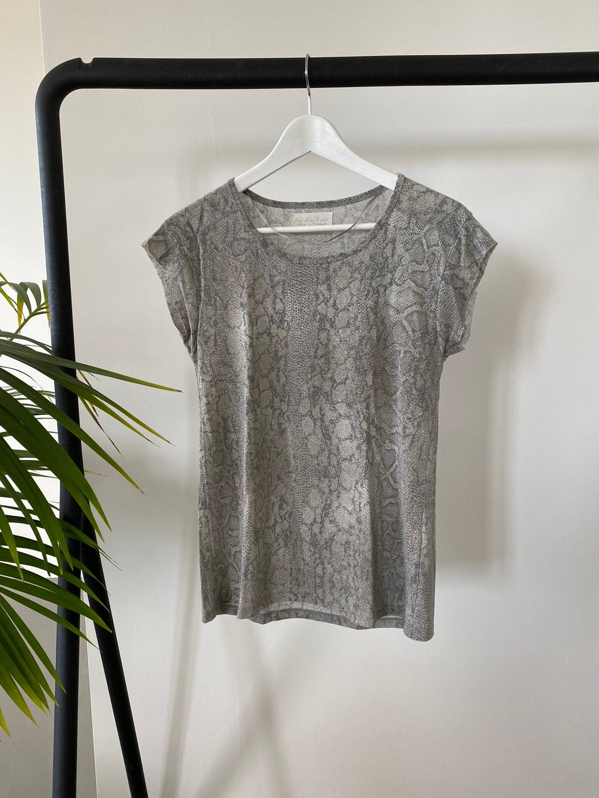 Glitter t-shirt van Zara, Kleding | Dames, Ophalen of Verzenden, Zo goed als nieuw, Korte mouw, Maat 36 (S)