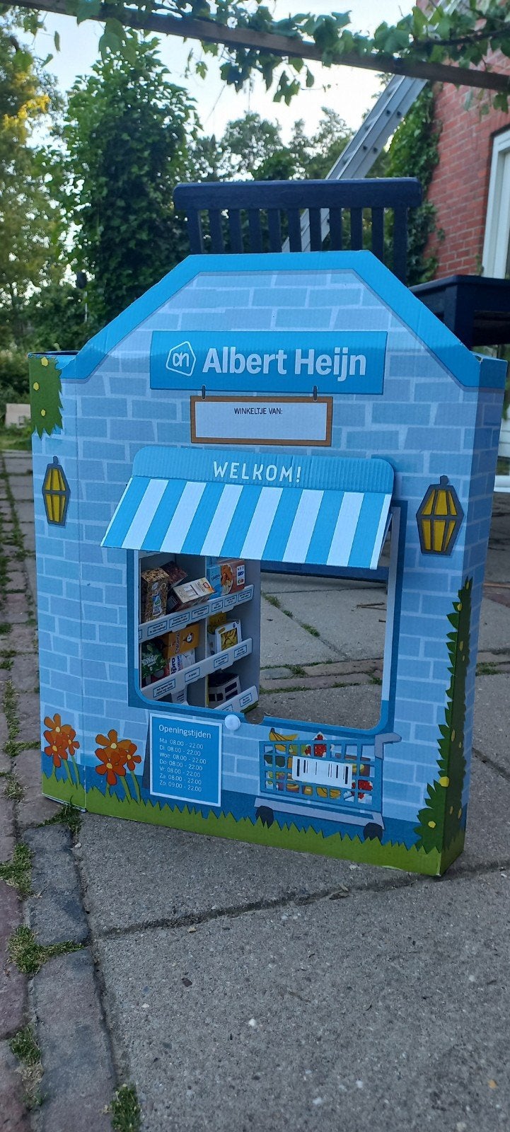 Speelwinkeltje Albert Heijn, Albert Heijn, Ophalen