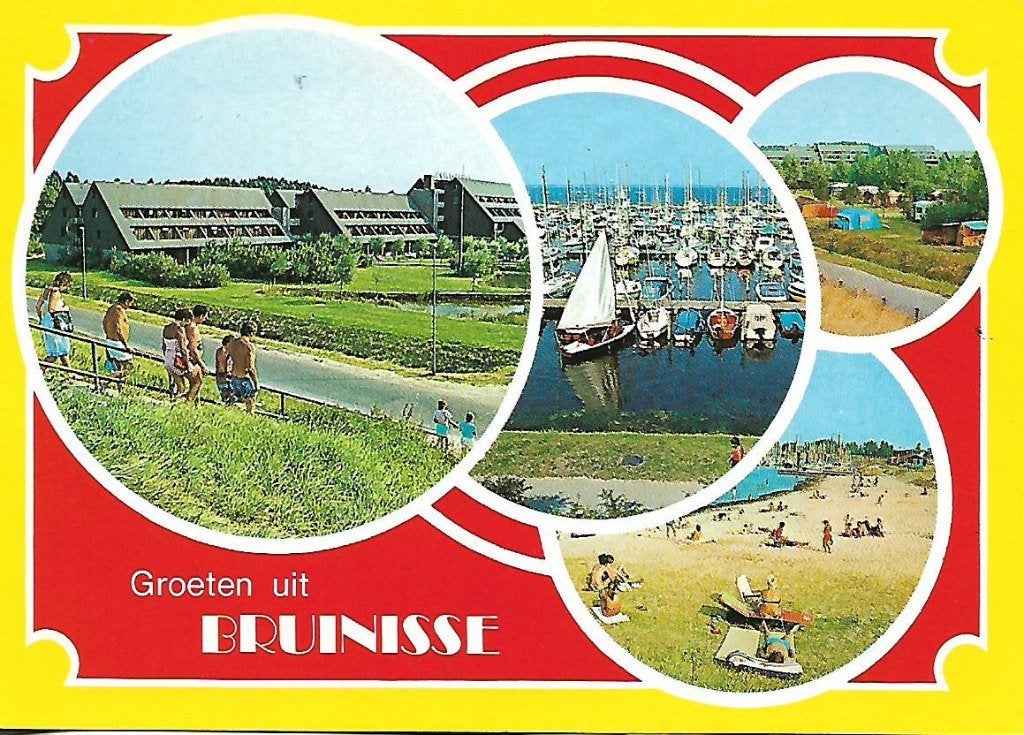 Bruinisse- -4-luik., Verzenden, 1980 tot heden, Gelopen, Zeeland