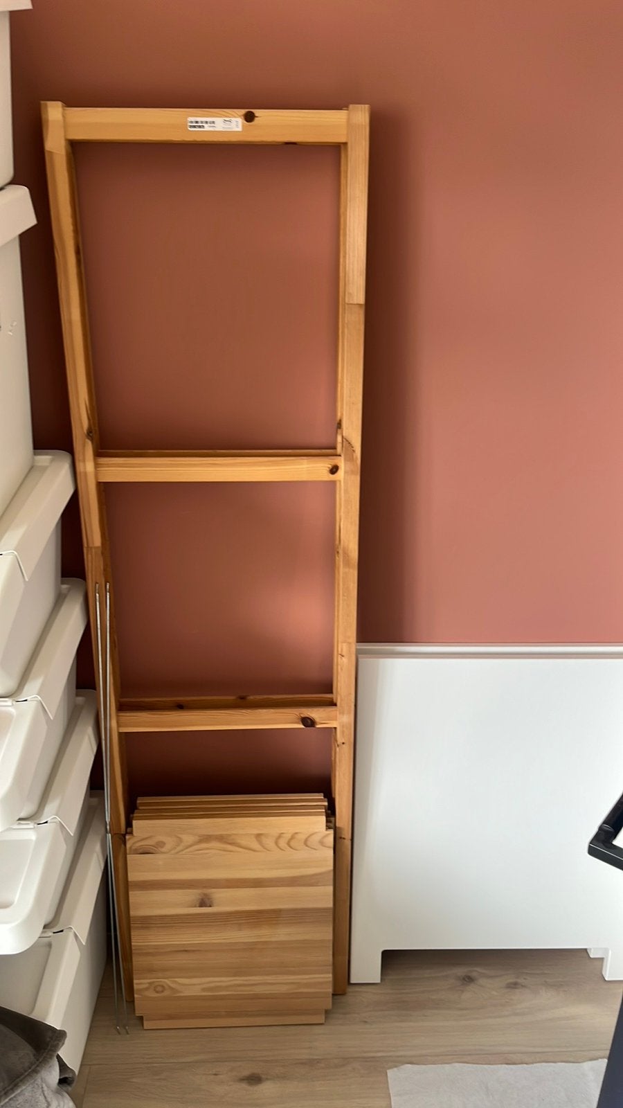 IKEA Ivar stellingkast: 2 zijpanelen (50x179) en 4 planken (, Met plank(en), Gebruikt, 25 tot 50 cm, 50 tot 100 cm