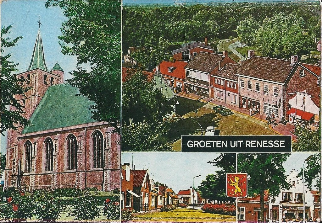K8028 gelopen ansichtkaart groeten uit renesse, Ophalen of Verzenden, 1980 tot heden, Gelopen