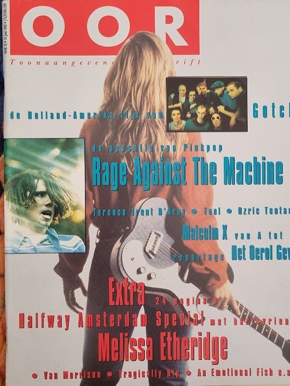 OOR 12-1993 Etheridge RATM Gotcha TTD Oerol Tool, Ophalen of Verzenden, Zo goed als nieuw, Muziek, Film of Tv